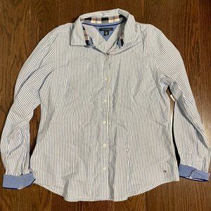 Tommy Hilfiger Cornflower Blue Striped Shirt